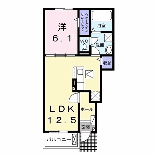 グレイスパークⅠの間取り