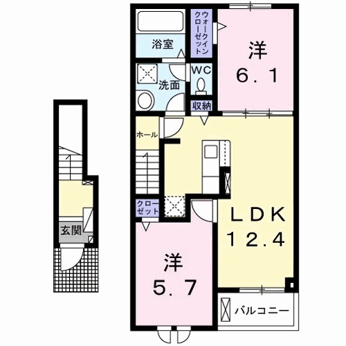 グレイスパークⅠの間取り