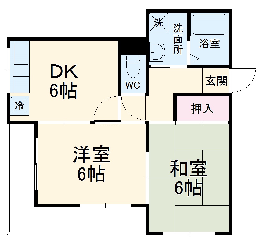 サンプレイス鵠沼の間取り