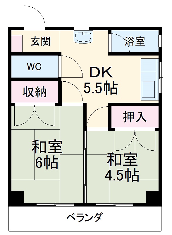 高橋マンションの間取り