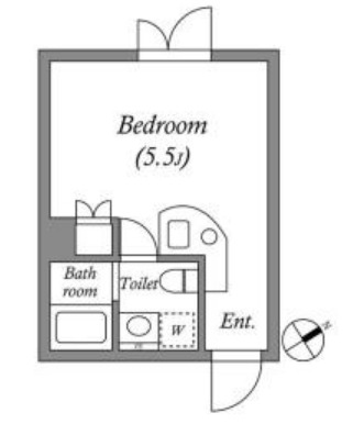 ルネサンスコート千駄ヶ谷NORTHの間取り