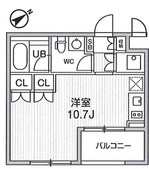 大田西馬込レジデンスの間取り