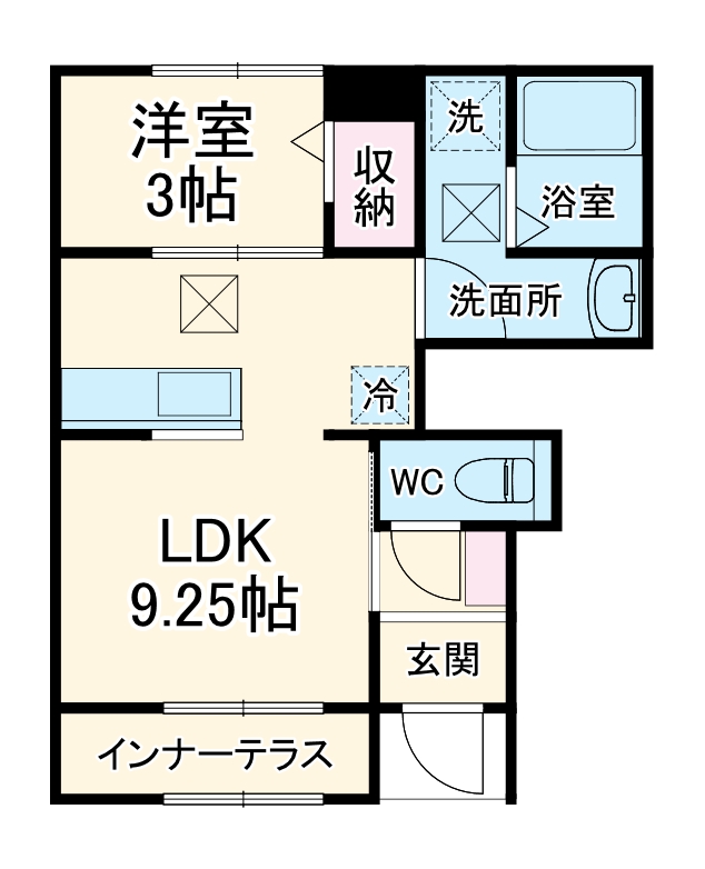 リーブルファイン川口上青木西の間取り