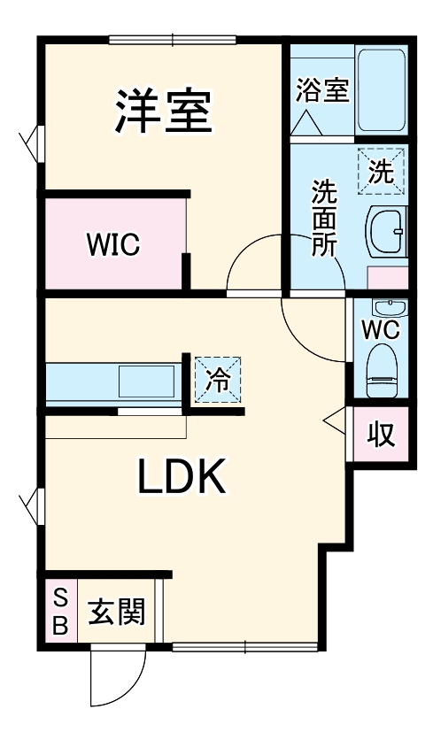 バレミックス辻堂の間取り