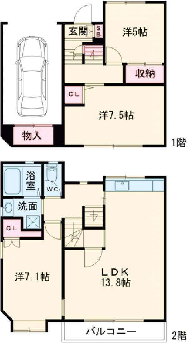 ガーデンテラス笹塚の間取り