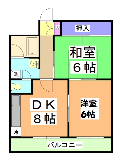 ロイヤルコーポの間取り