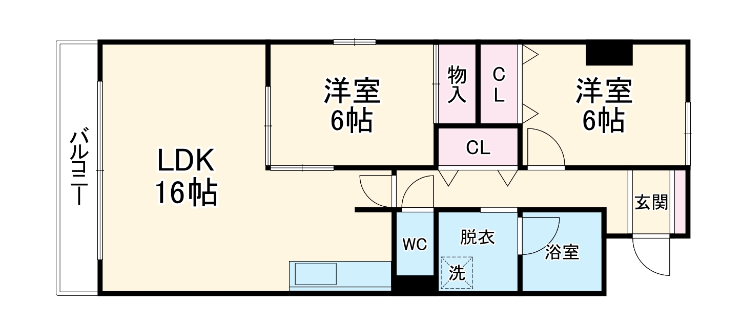 シティプラザ浜松の間取り