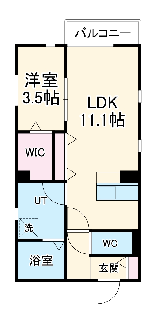 ATLAS KITAHARA EASTの間取り