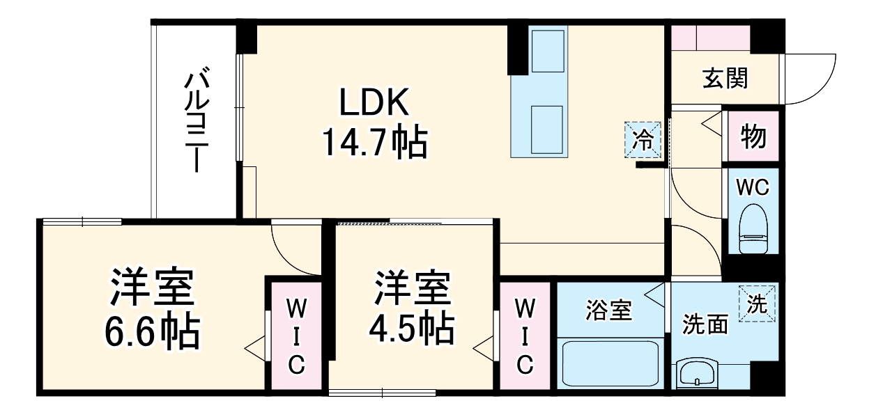 Armojour B棟の間取り
