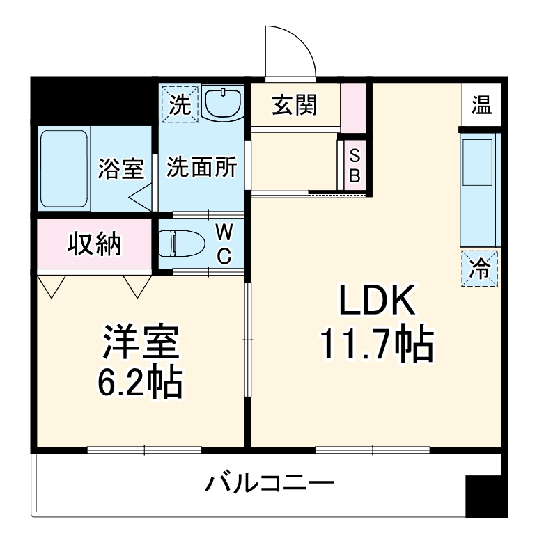 ルミノーサ三条小川の間取り
