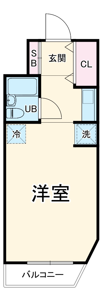 エクセア高砂の間取り