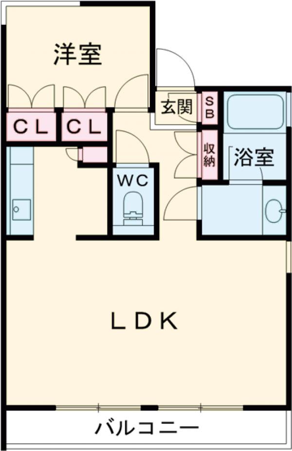 L’s Sangenjyayaの間取り