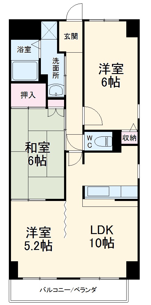 メーティスの間取り