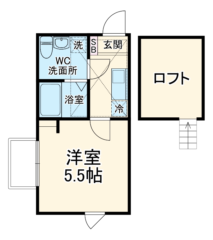 アビターレ杉田の間取り