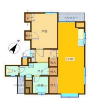 メゾンホウコの間取り