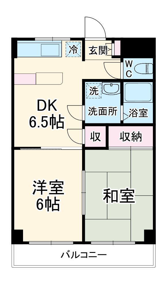 ドミール多摩の間取り