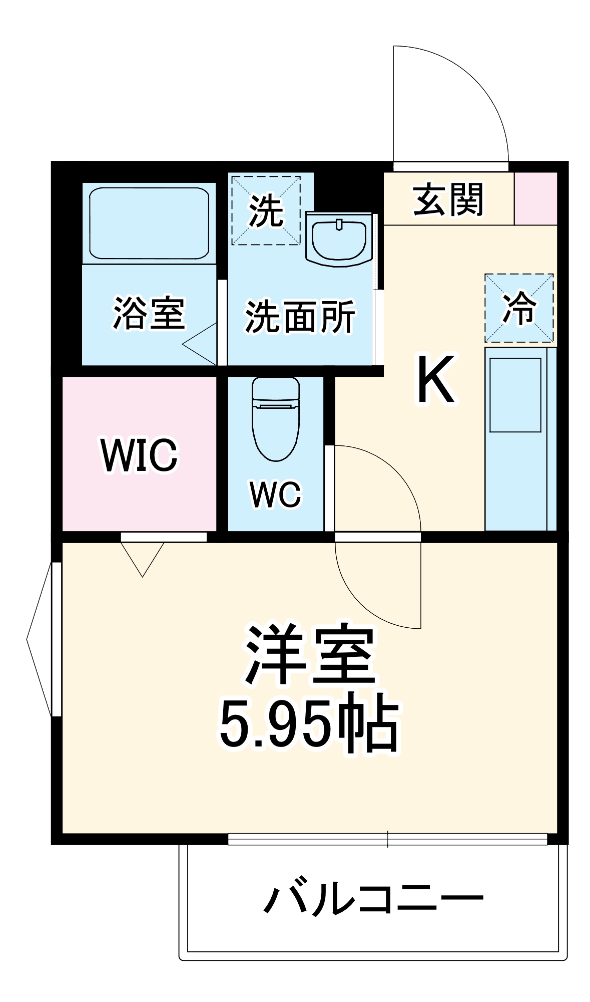WithFun小田急相模原駅南口の間取り