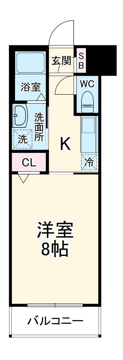 CRESTTAPP京都丹波口Ⅱの間取り