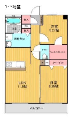 サンパーシモンの間取り