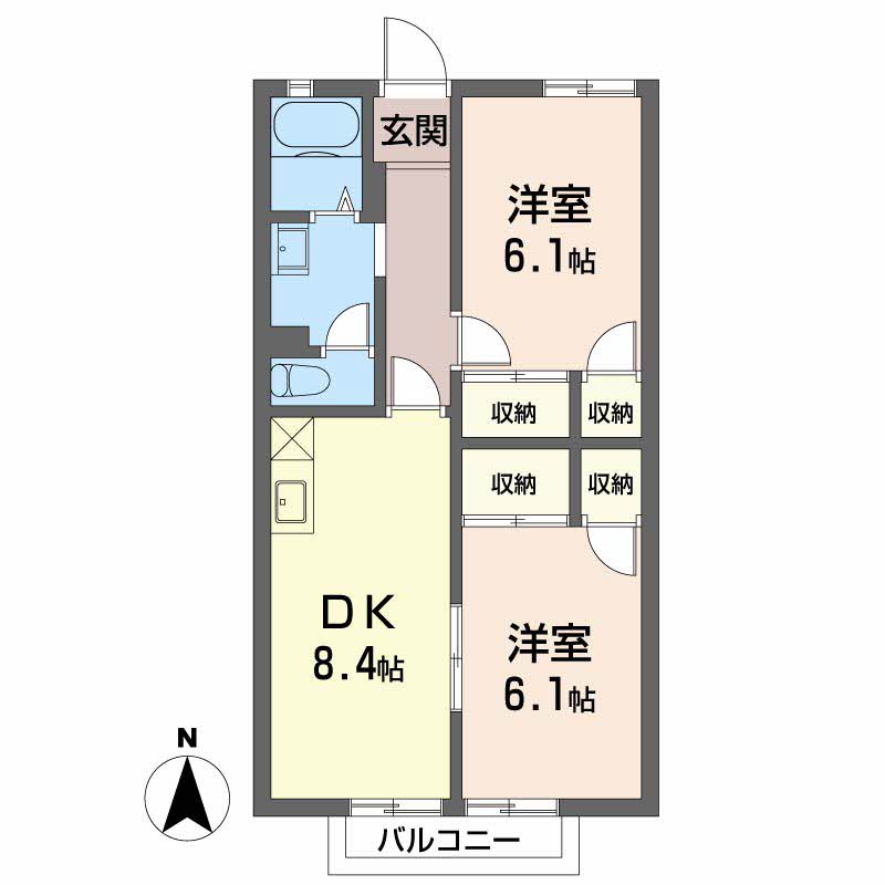 エスポールスギウラの間取り