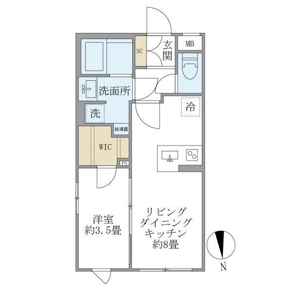 COMPOSITE目黒鷹番の間取り