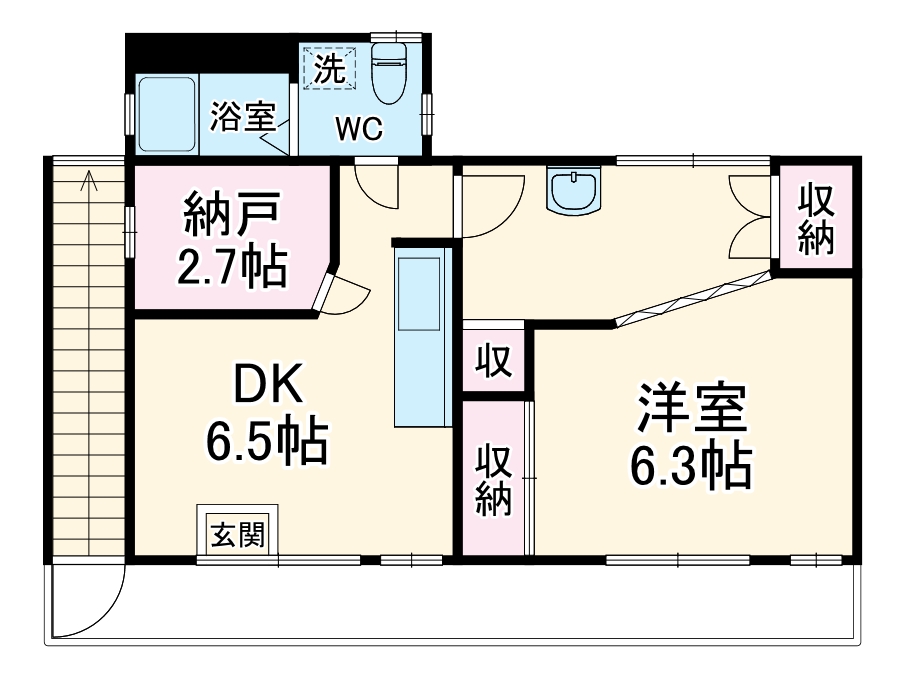 ハイツ湘南の間取り