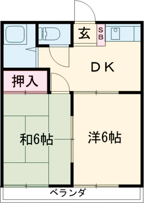 セブンコーポの間取り