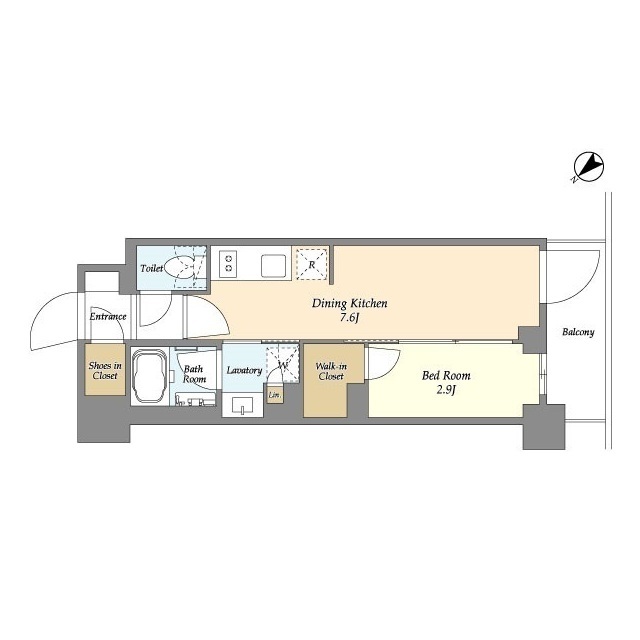 グランカーサ瑞江の間取り