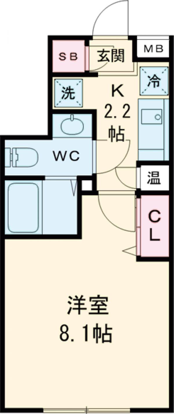 ＣＯＭＰＯＳＩＴＥ目黒鷹番の間取り