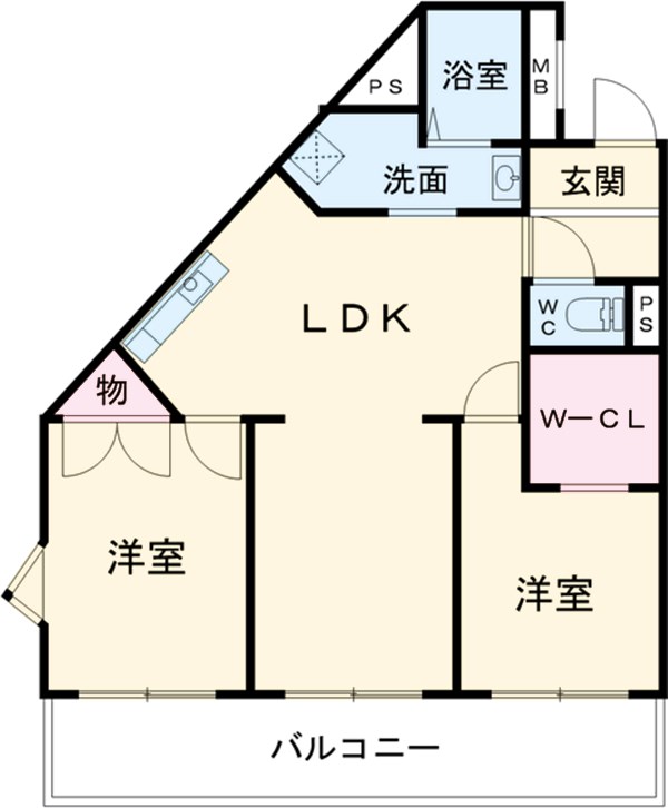 センチュリー重原の間取り