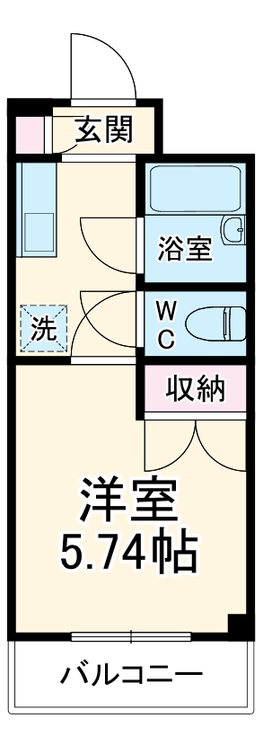 カサリンダⅧの間取り