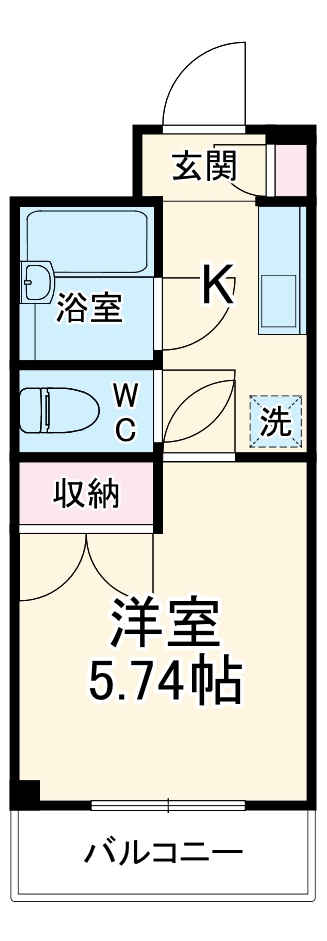 カサリンダⅧの間取り