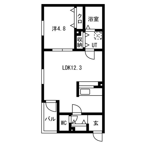 Precious庄内通の間取り