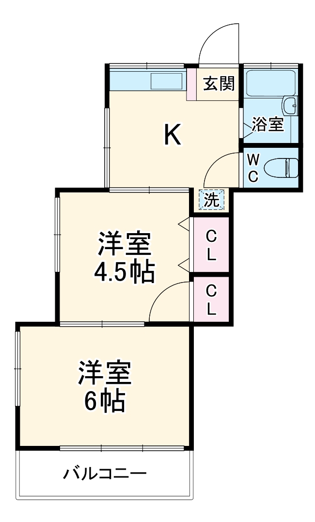 ことぶきハウスの間取り