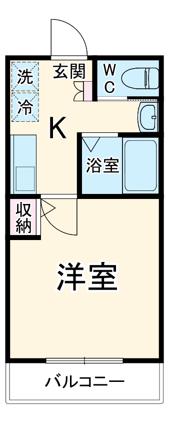 春風のルミナス 1st Streetの間取り