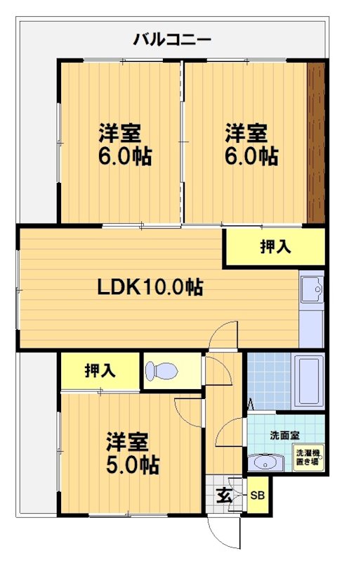 モアライフ酒井松の間取り
