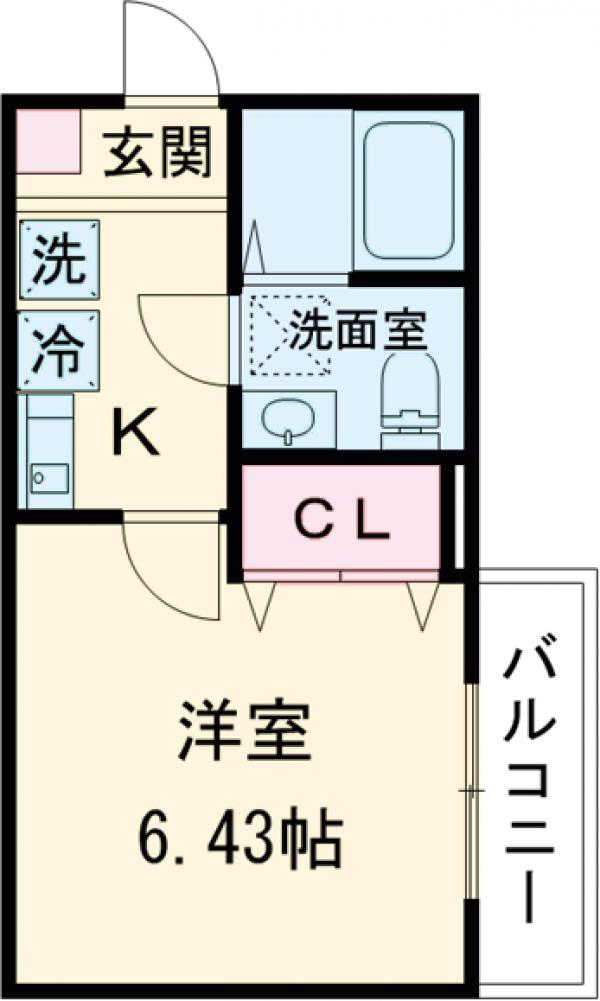 アジュール清瀬の間取り