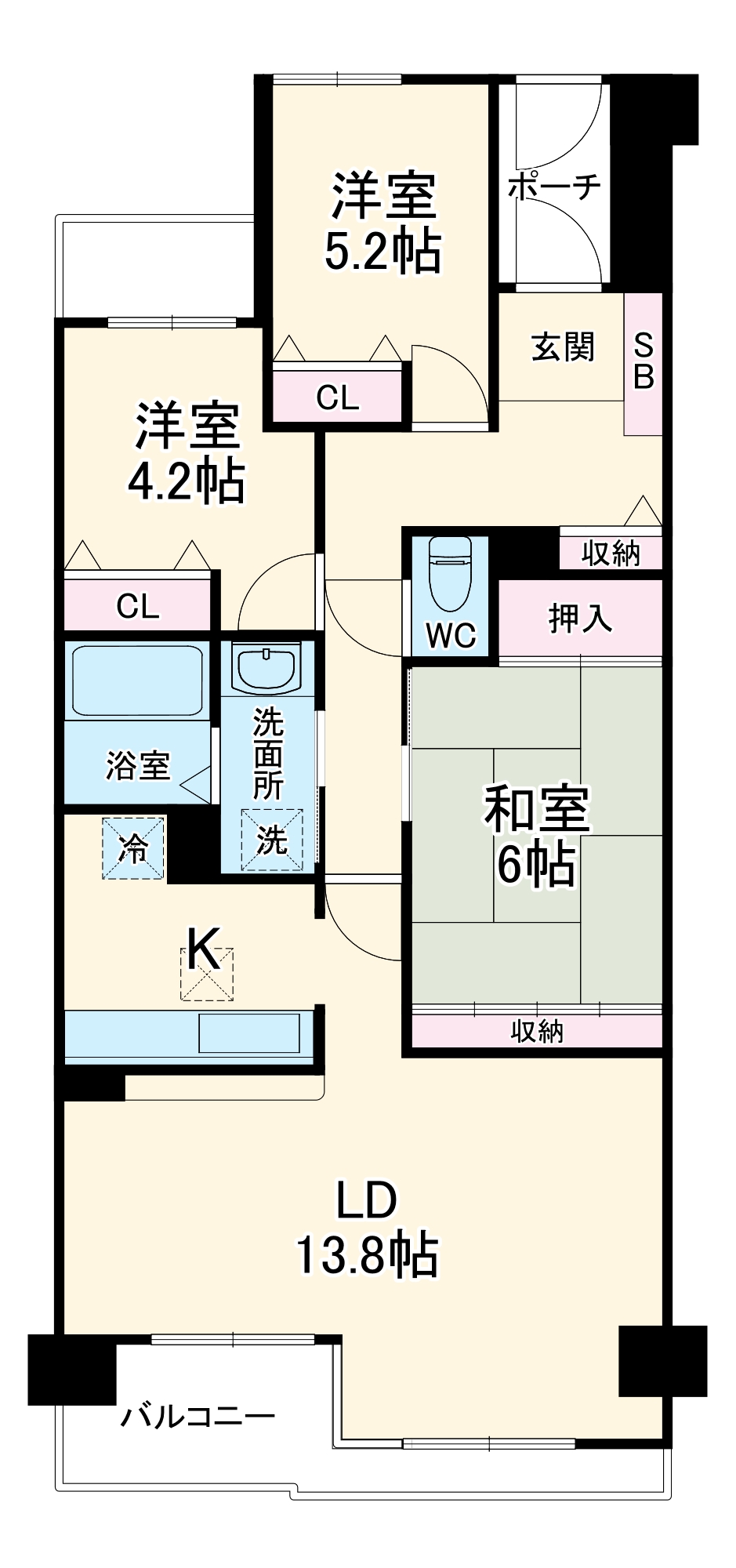 シティパラス柏の間取り