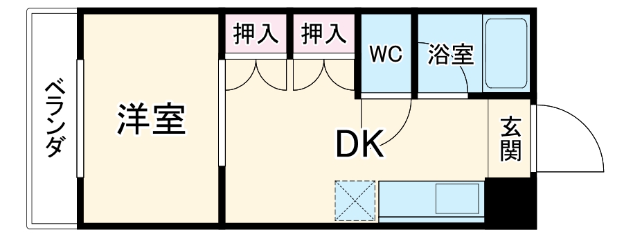 ウェルファー南林間の間取り