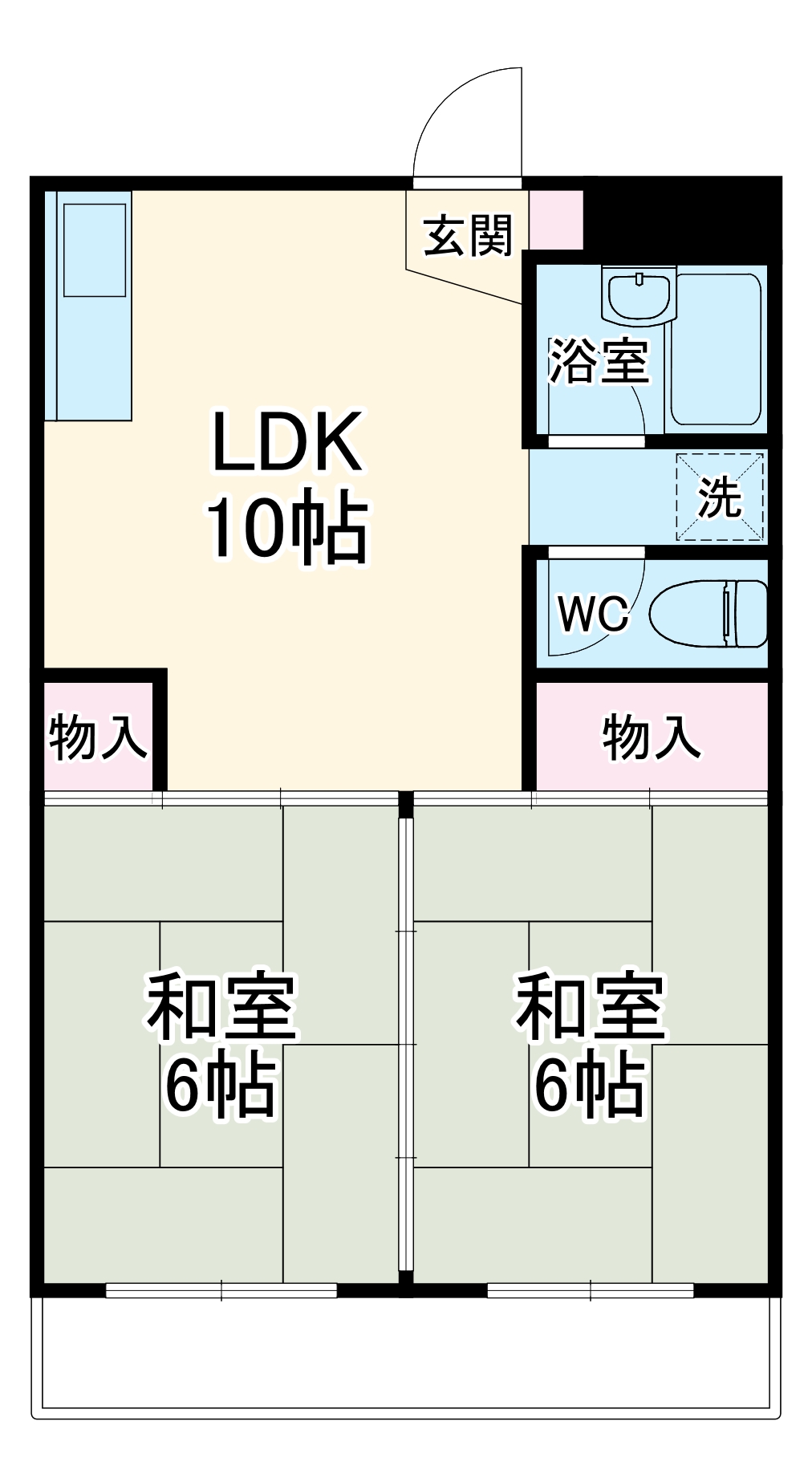 アサミズビルの間取り