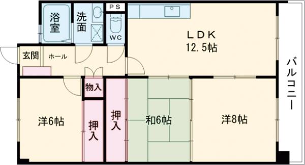 フレンズ90の間取り