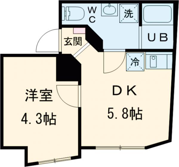 シャッツクヴェレ高円寺北の間取り