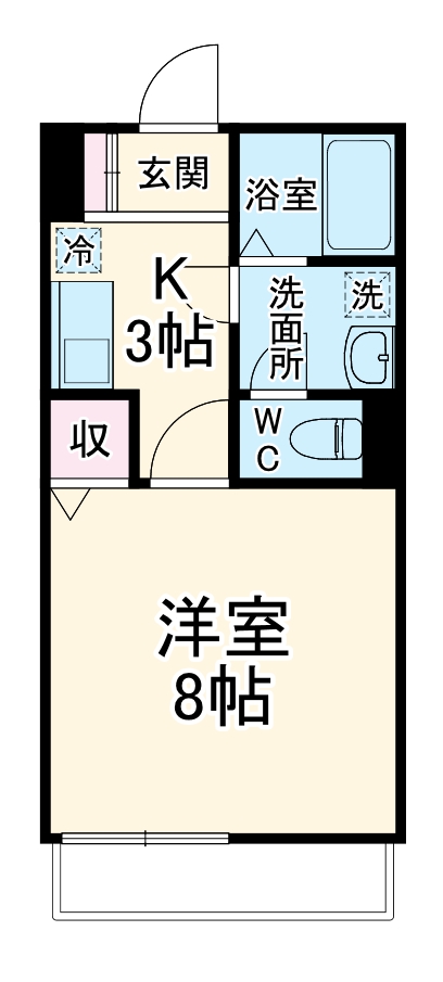 Belle Sweet Ⅱ号館の間取り