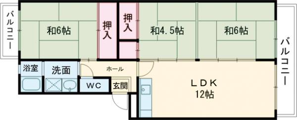 第二城戸ビルの間取り