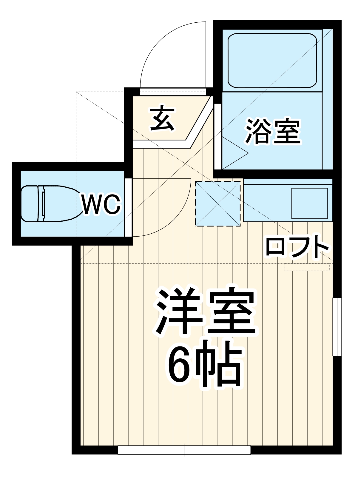 ユナイト別所ベルナールブッフェの間取り