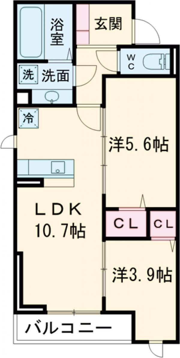D-ROOM松木の間取り