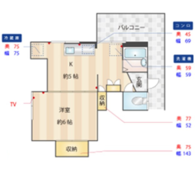 ハイツミラクの間取り