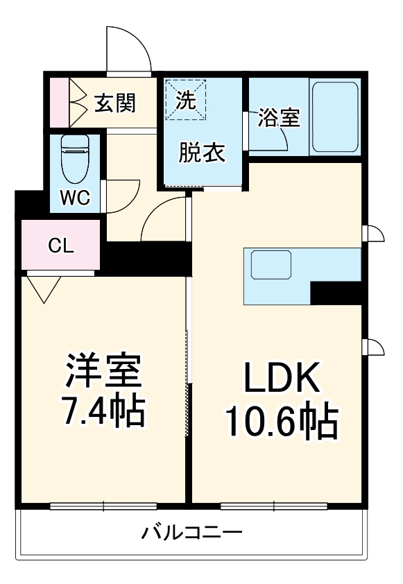 メゾン萌黄の間取り