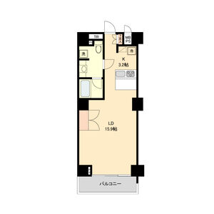 スクエア名駅南の間取り