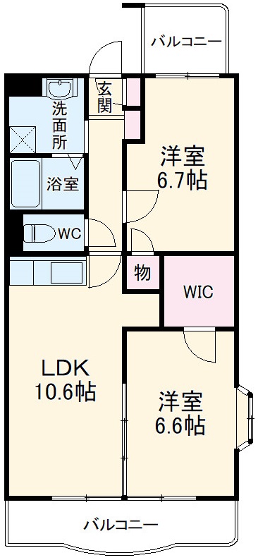 ソレアードの間取り